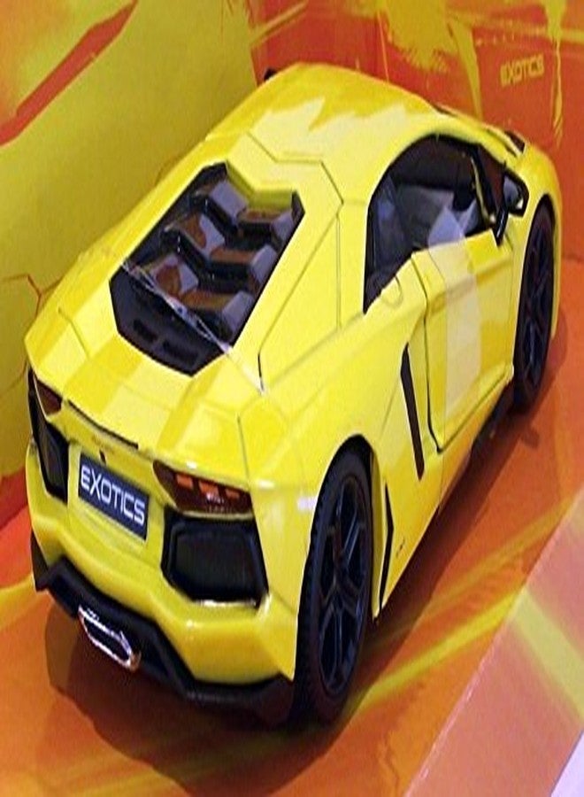 Lamborghini Aventador LP 700-4 Yellow Exotics 1/24 by Maisto 31362 - Image 4